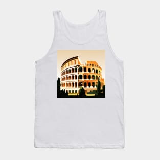 Vibrant Colosseum: A Roman Dream Tank Top